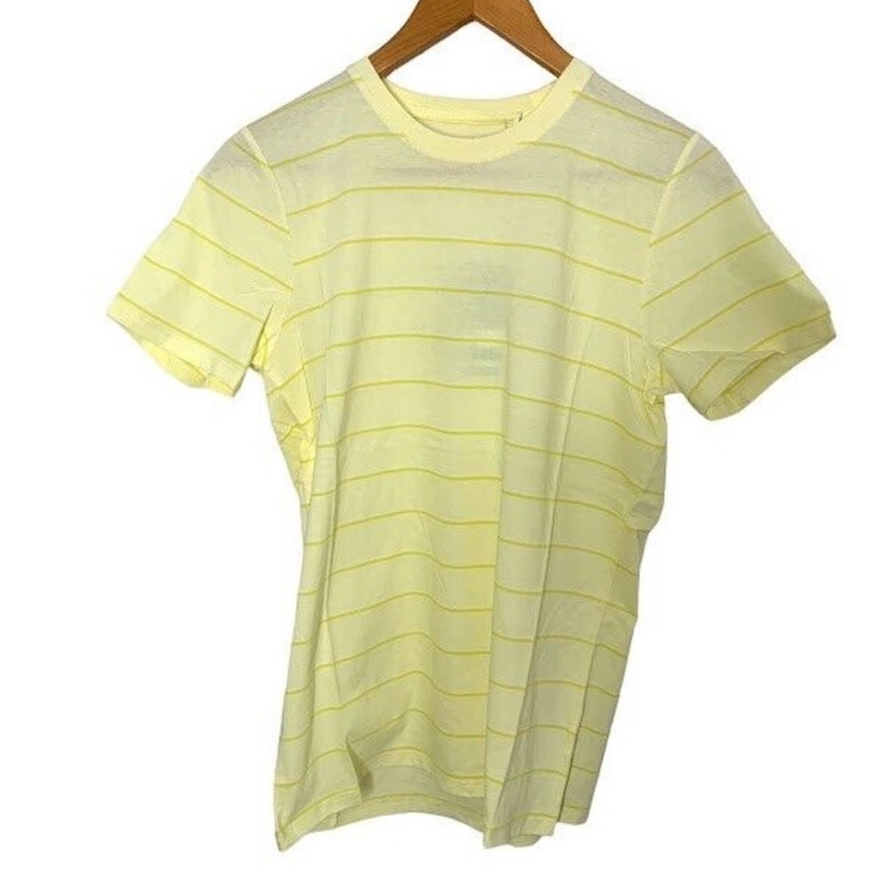 NWT Everlane Organic Cotton Short Sleeve Tee striped Shirt Women S - Picture 4 of 6